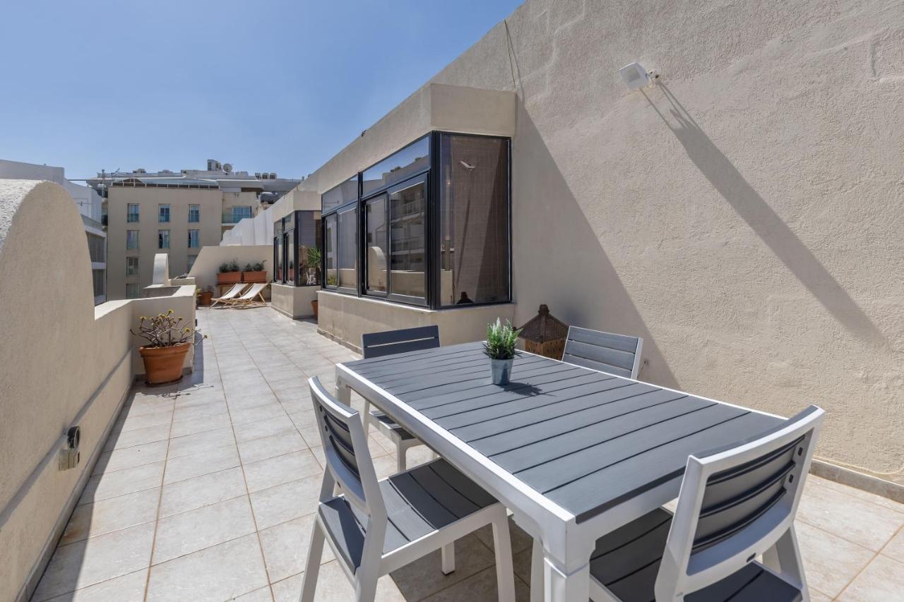 Apartmán Large Terrace Penthouse Sliema Exteriér fotografie